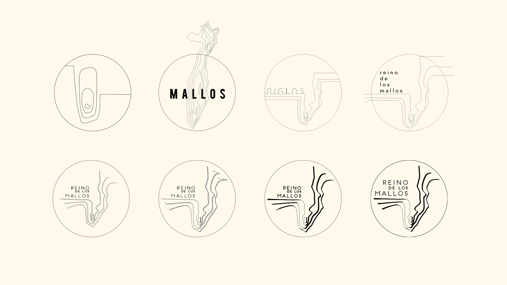 Evolucion de Imagotipo · De la curva de nivel al logotipo