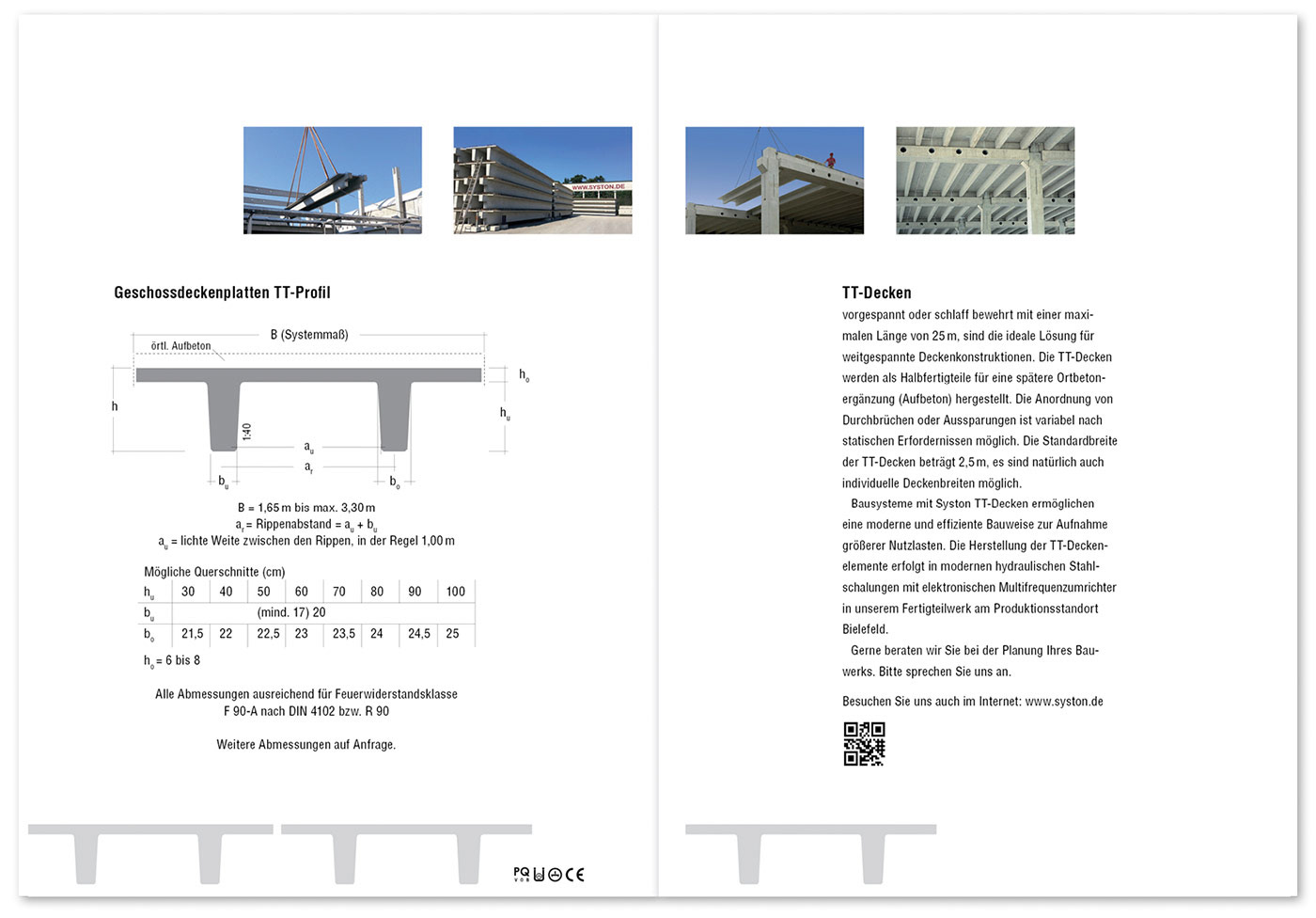 Seiten aus dem Syston Folder TT Decken