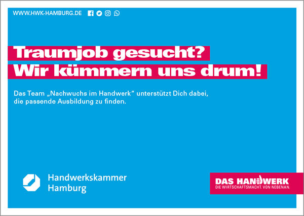 Postkarte, Traumjob gesucht? Das Handwerk