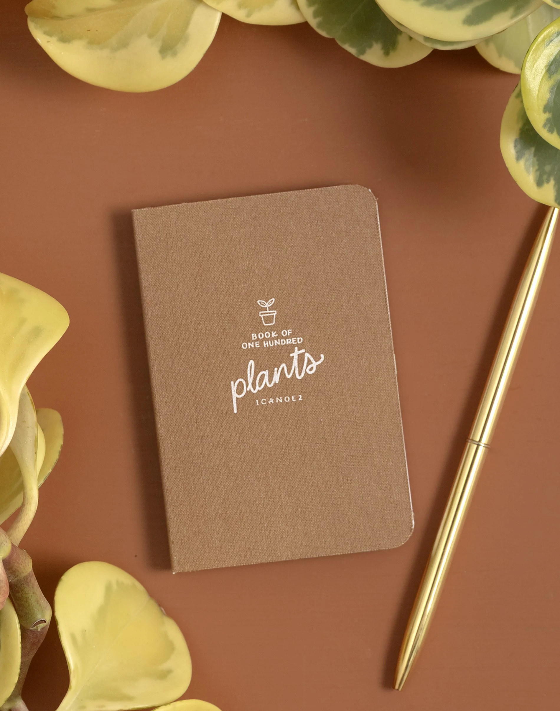 ONE HUNDRED PLANTS POCKET JOURNAL