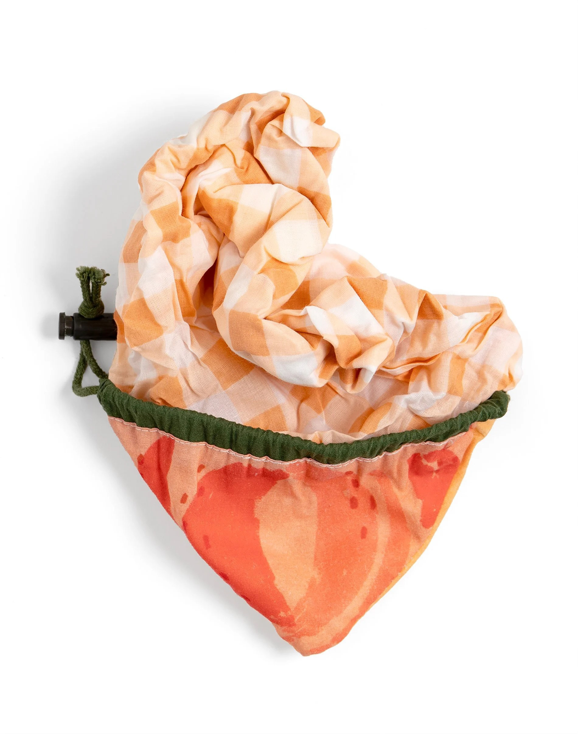 PEACH FOLDABLE MARKET TOTE