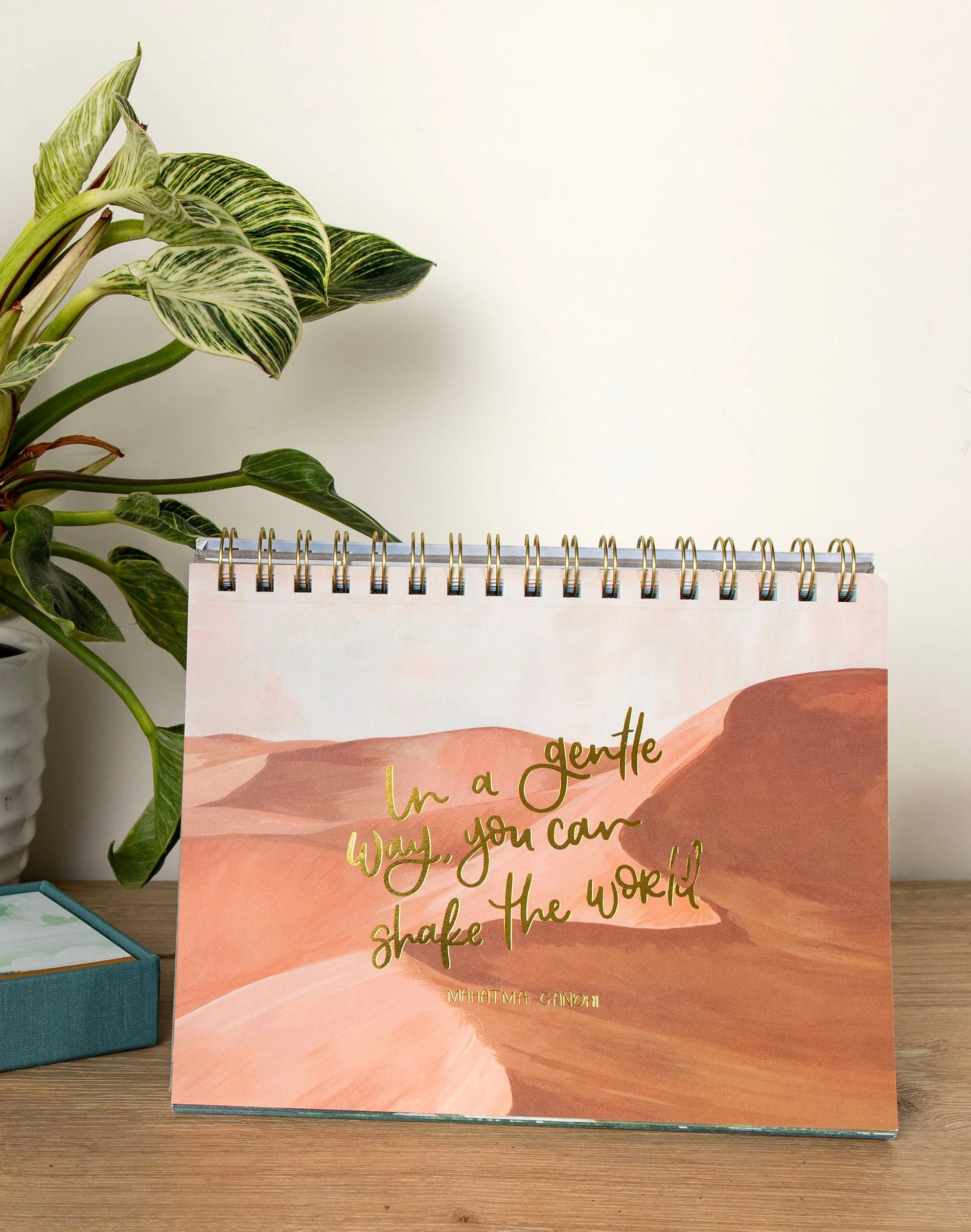 Land & Sky Desk Flip Calendar