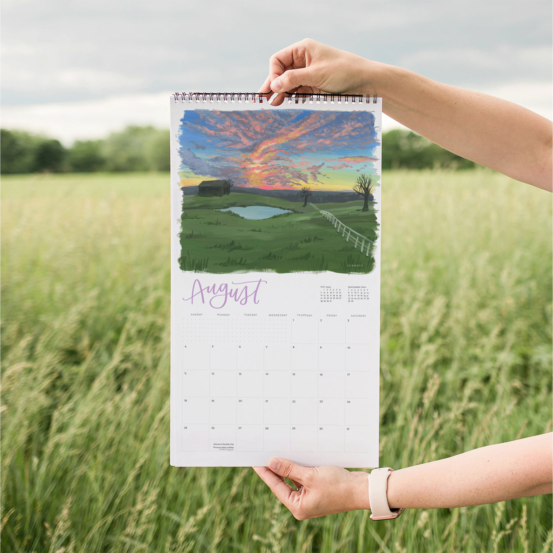 LAND & SKY WALL CALENDAR