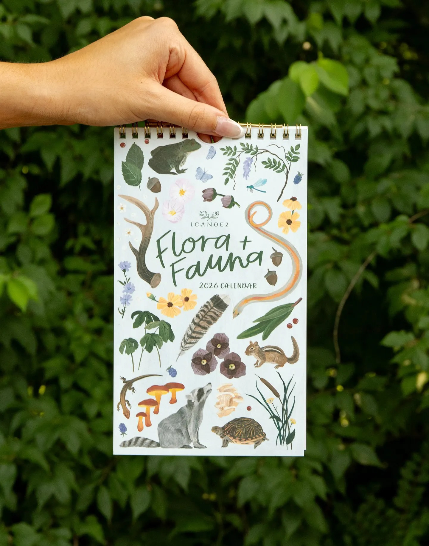 FLORA + FAUNA PETITE WALL CALENDAR