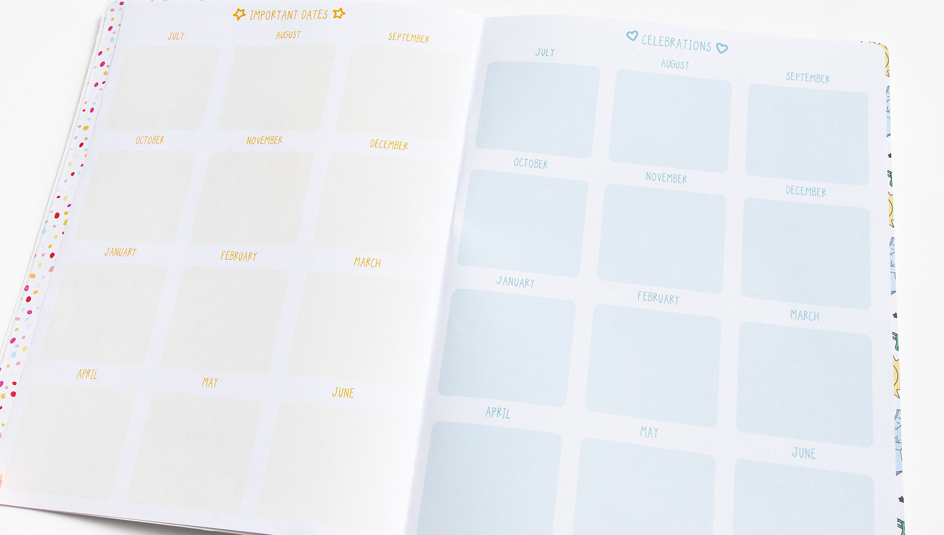 ACADEMIC PLANNER INTERIOR • CALLIE DANIELLE