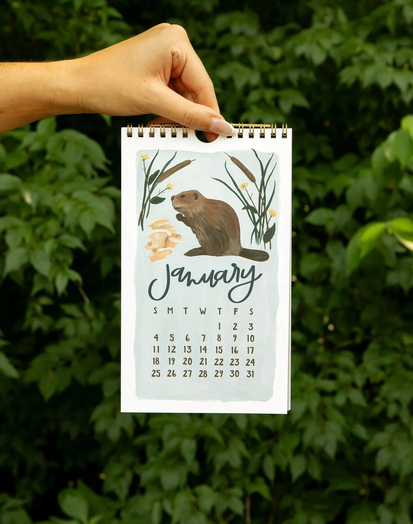 FLORA + FAUNA PETITE WALL CALENDAR