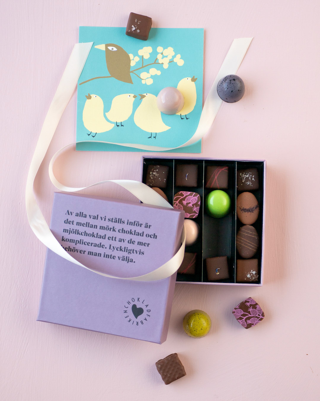 Styling av Katy Kimbell. Kund: Chokladfabriken.