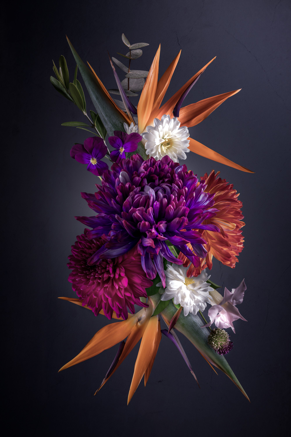 Paradijsvogelbloemen Boeket