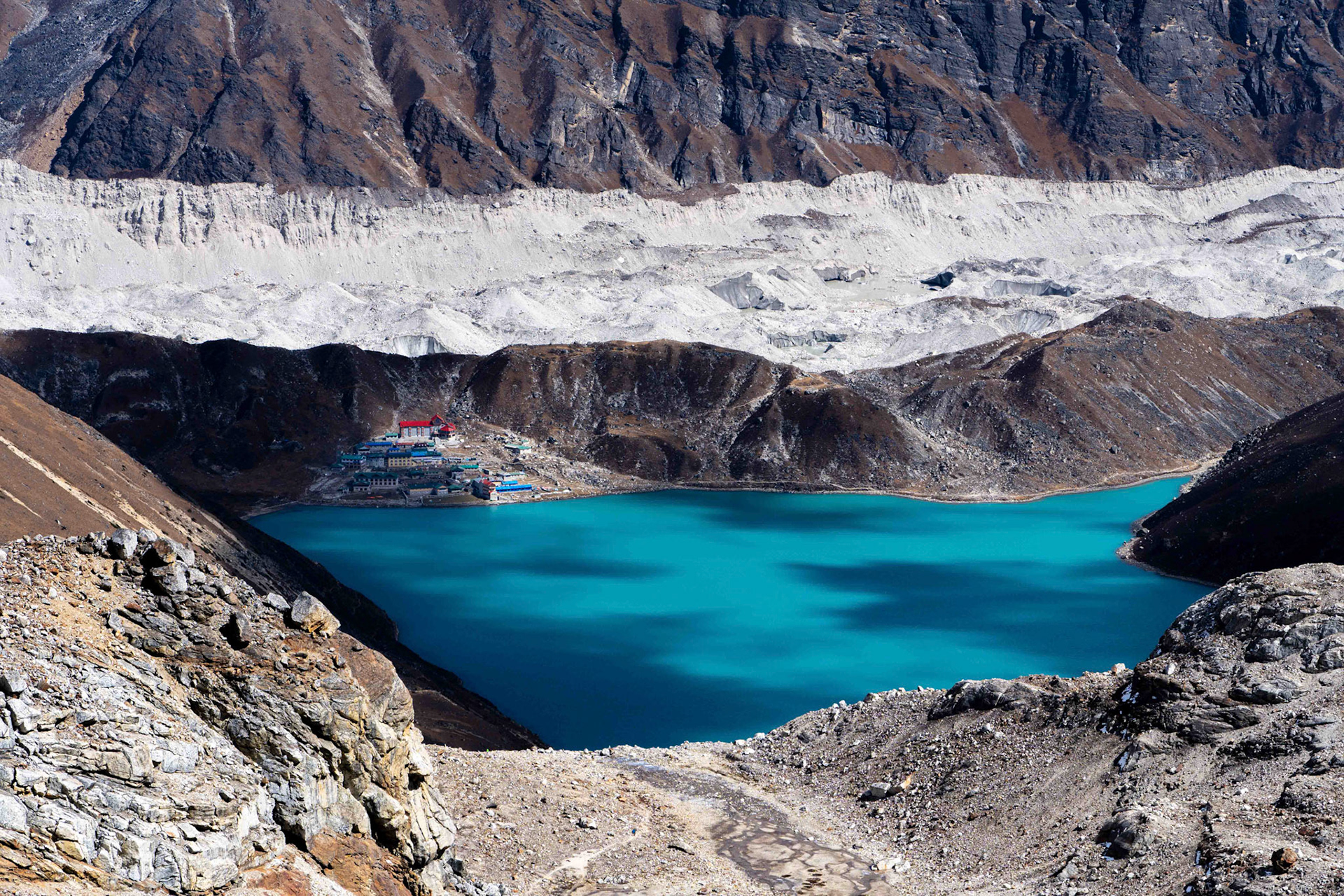 Gokyo from Renjo La