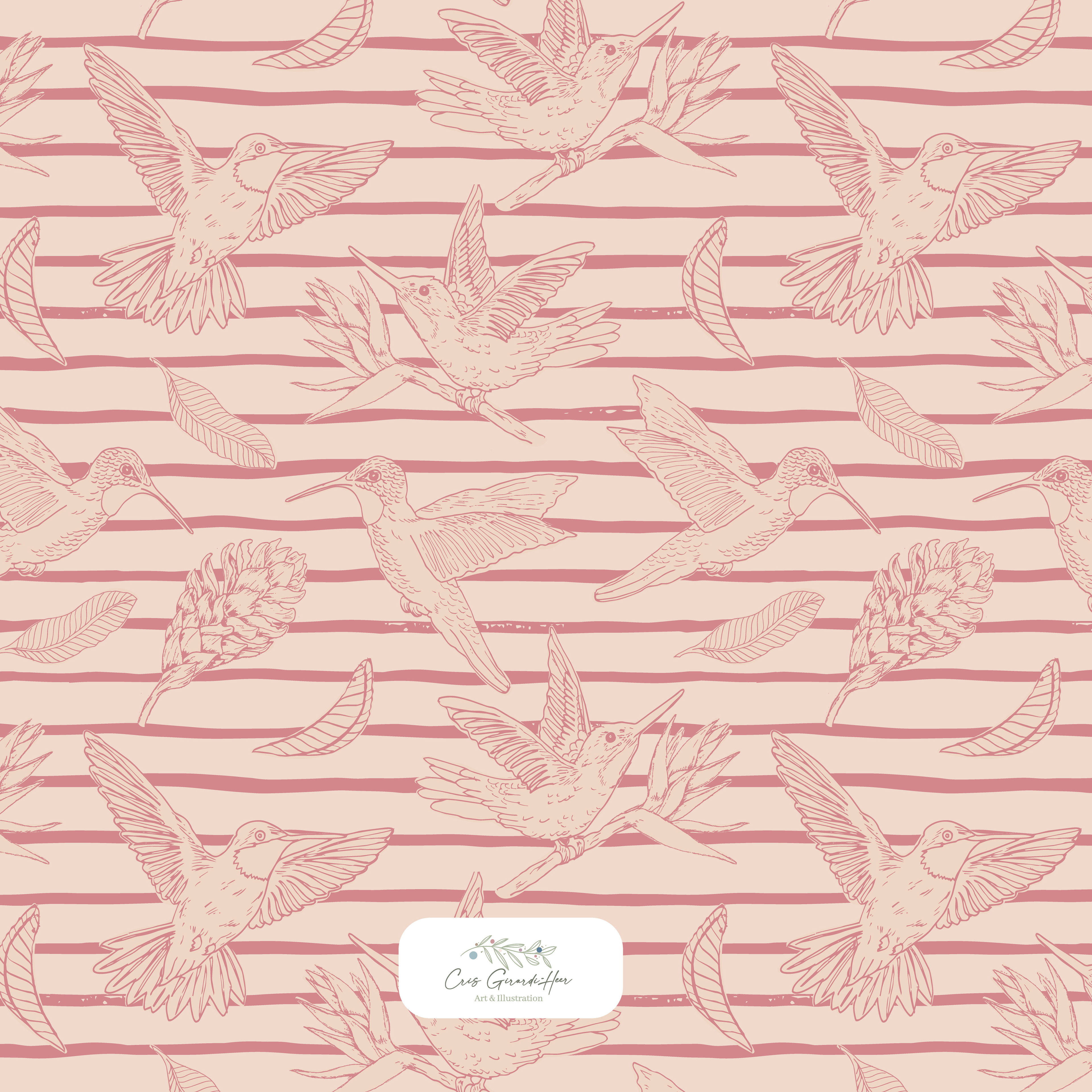 Flying Birds - Colorway 2