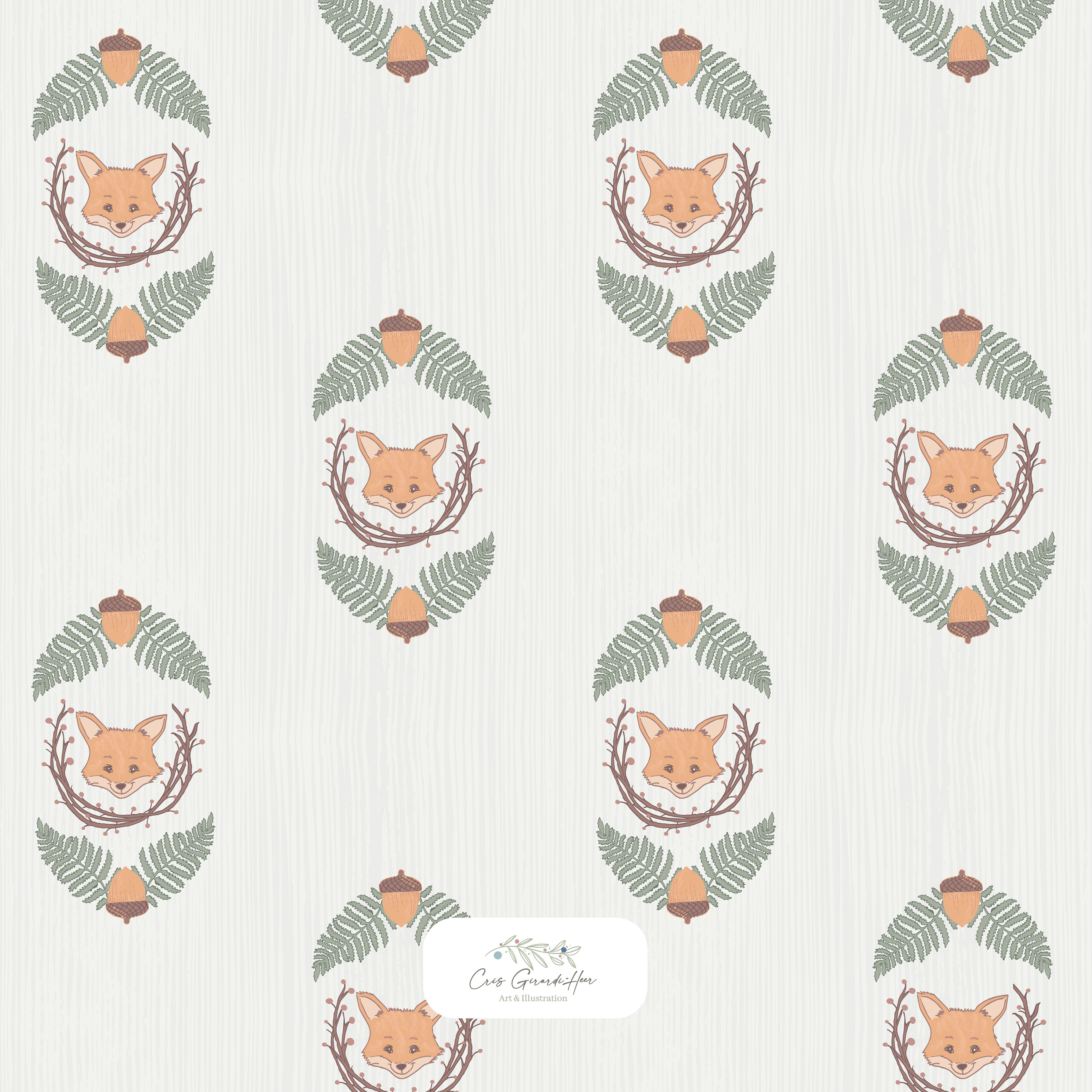Peek-a-fox - Colorway 1