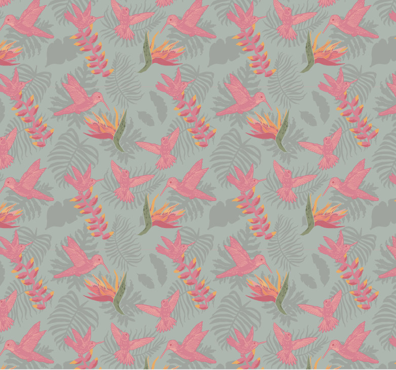 Hummingbirds - Colorway 2