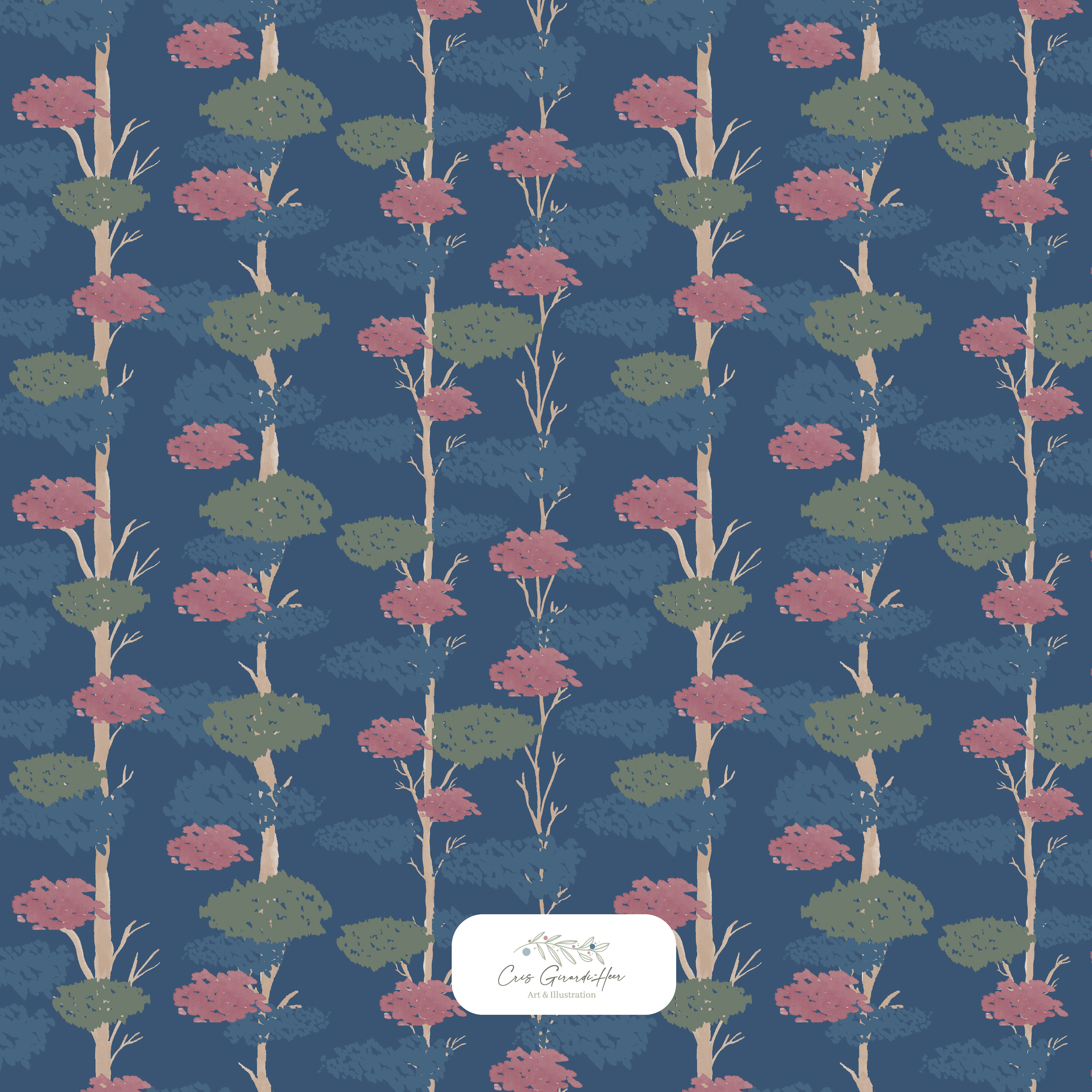 Hiding Trees - Colorway 2