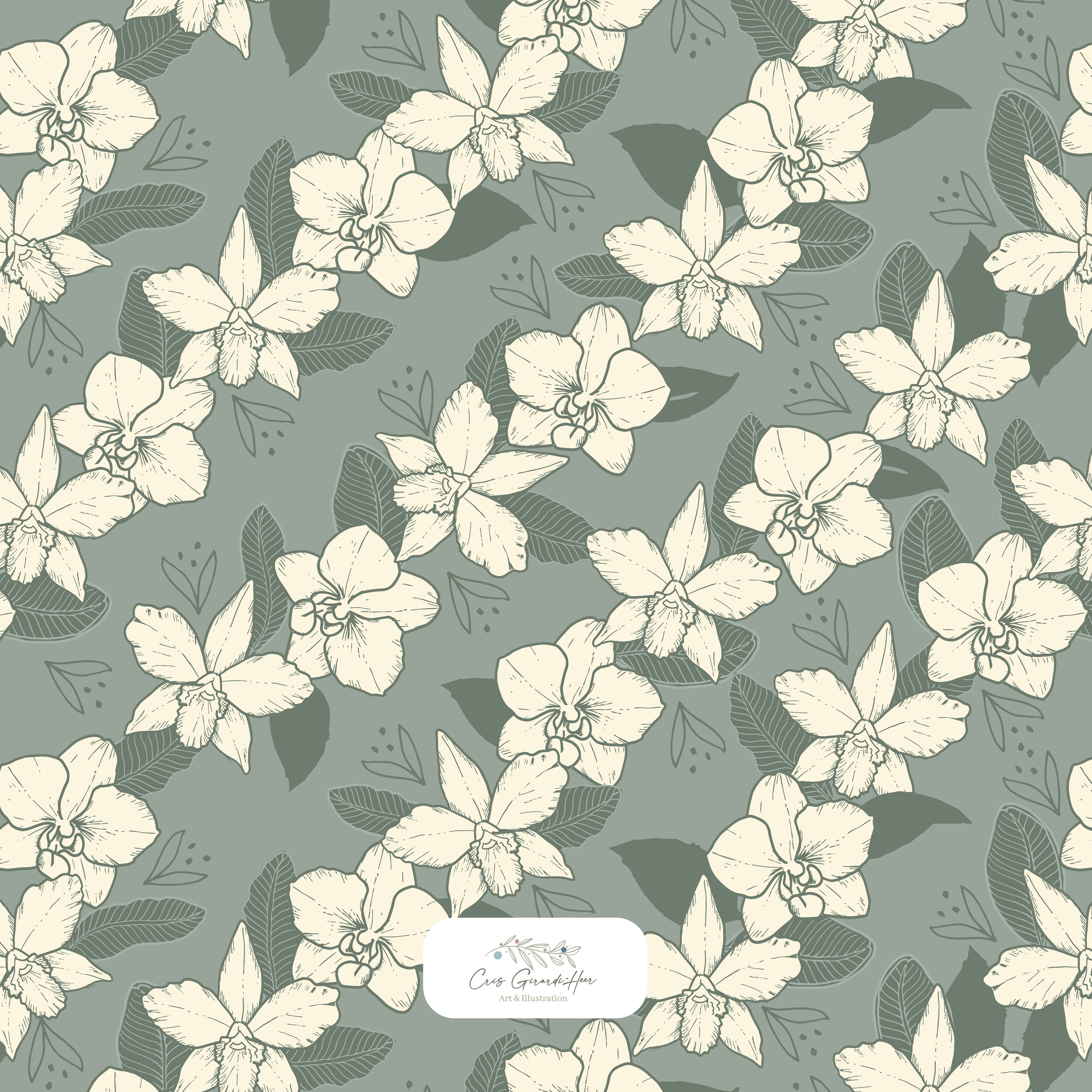 Orchids- Colorway 1