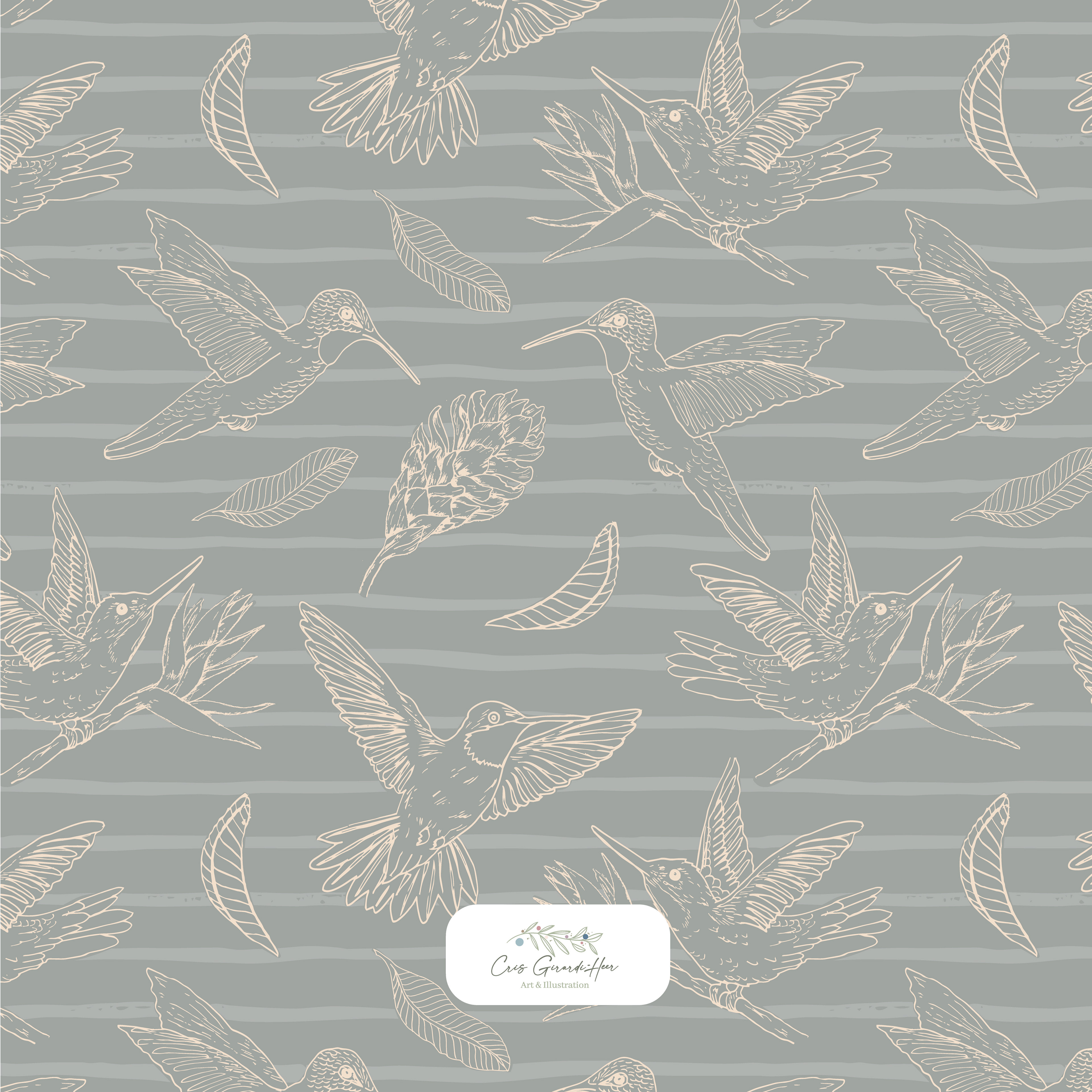 Flying Birds - Colorway 3