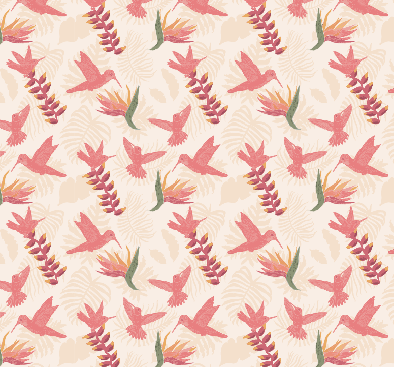 Hummingbirds - Colorway 1