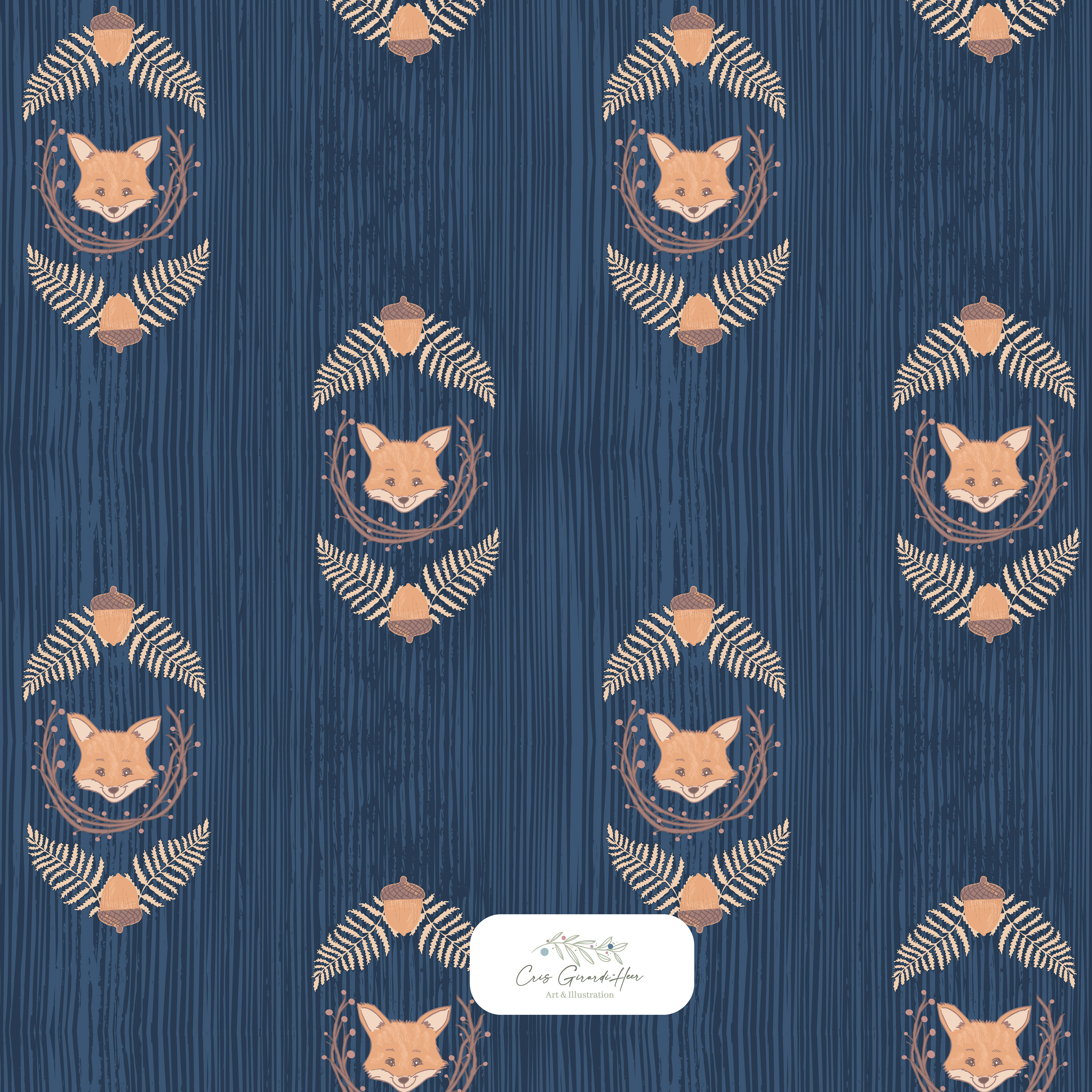 Peek-a-fox - Colorway 2