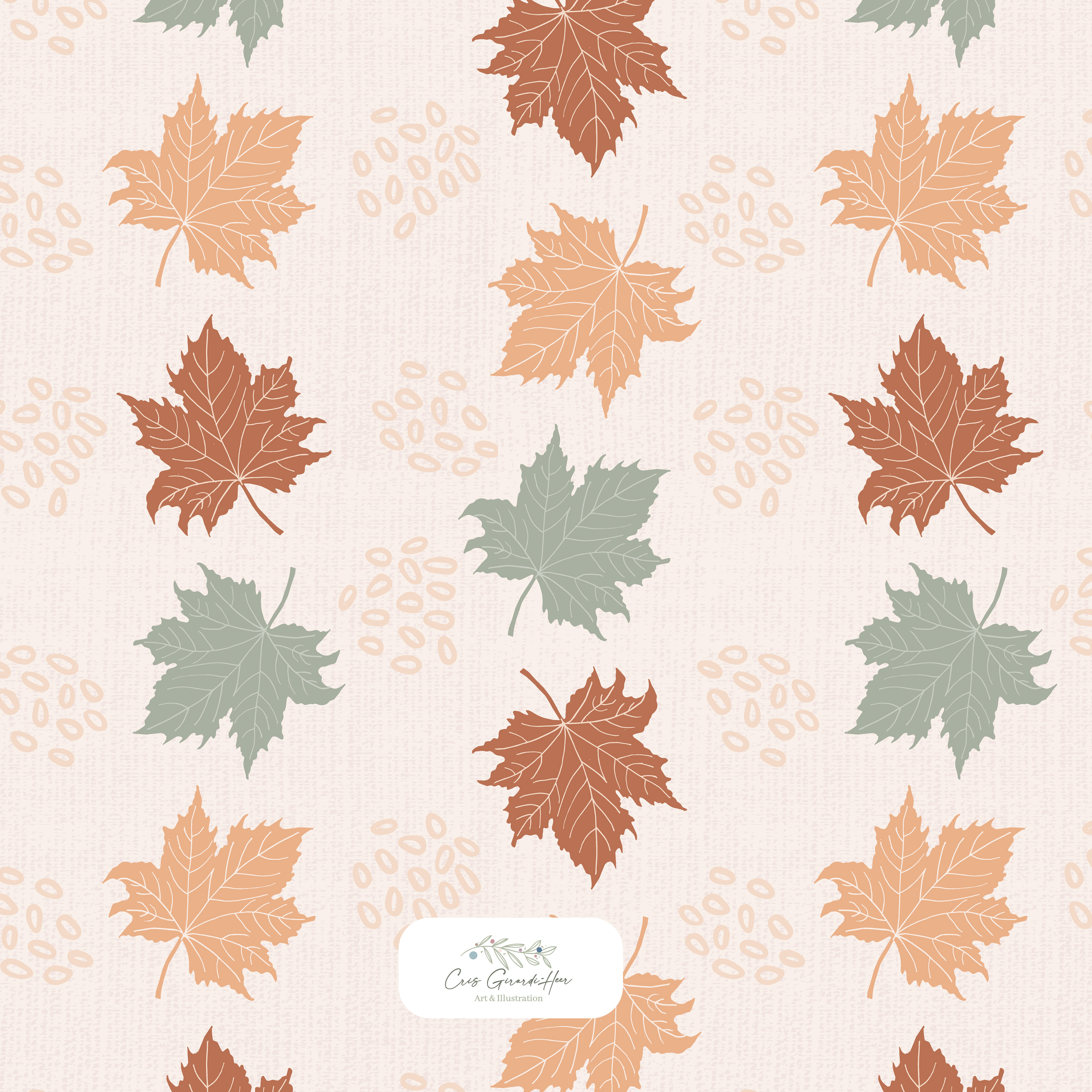 Dancing Leaves - Colorway 1
