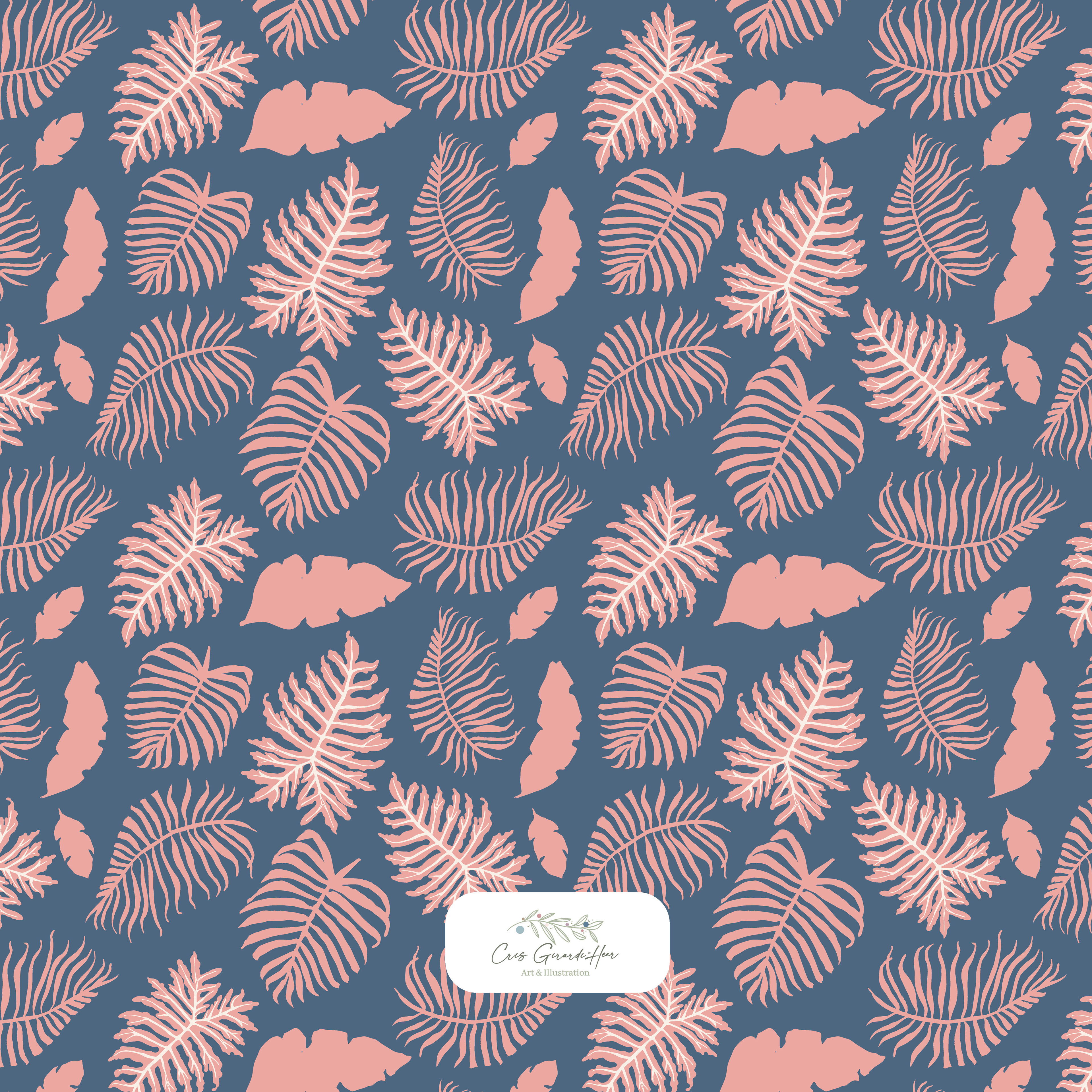 Tropical Leaves - Colorway 2