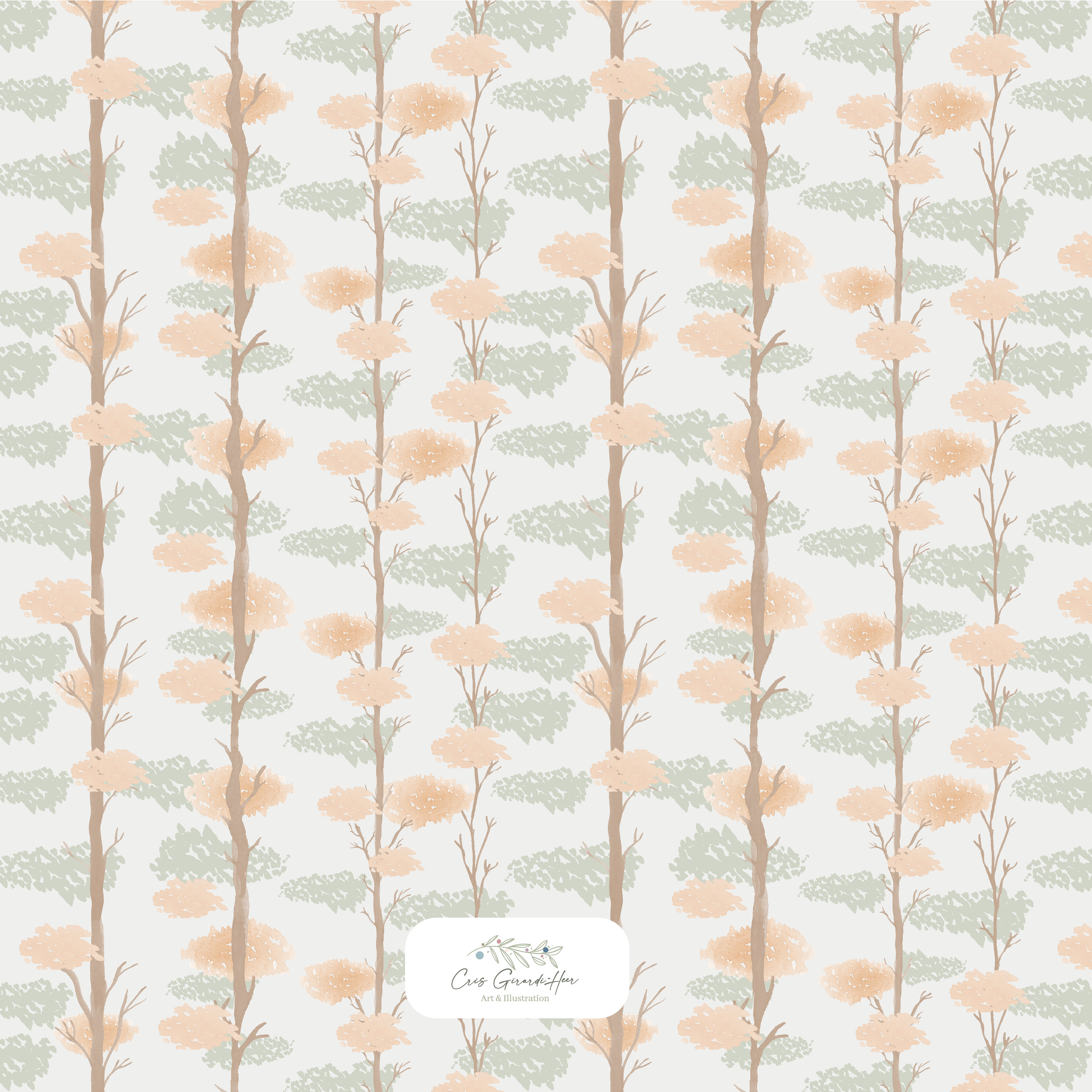 Hiding Trees - Colorway 1