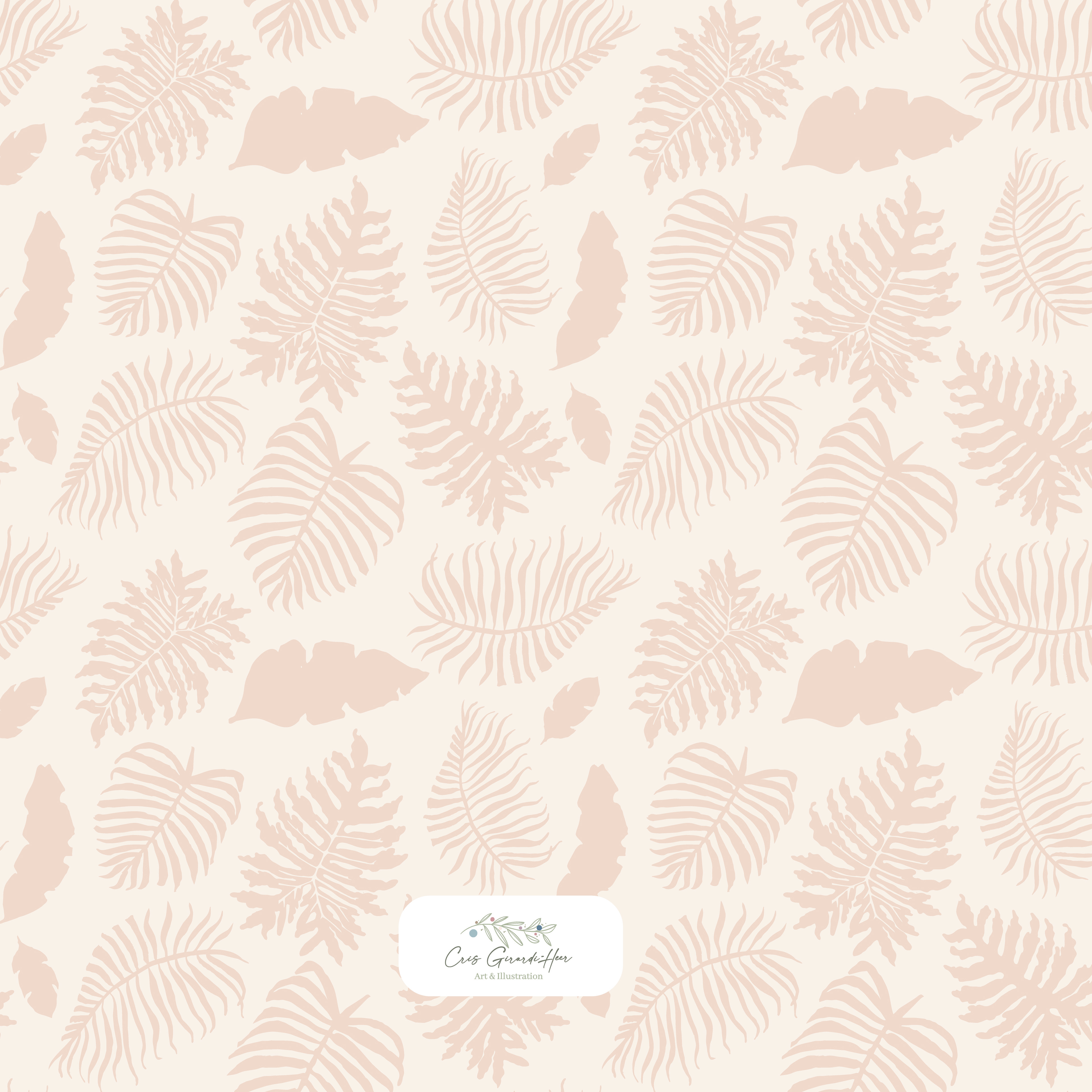Tropical Leaves - Colorway 1