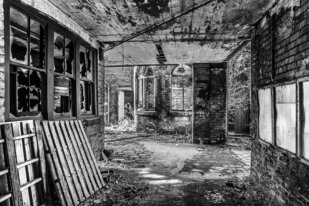 Derelict factory, Sheffield.