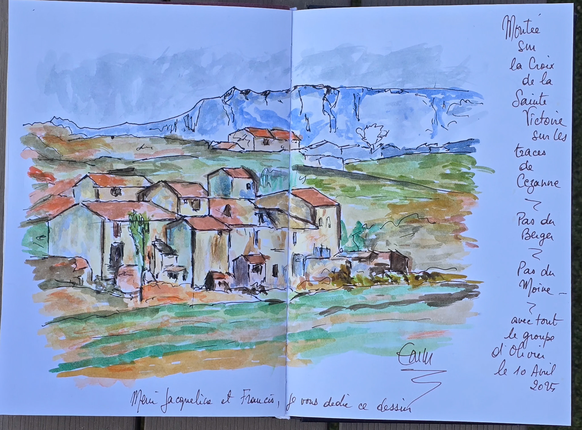 Ste Victoire de Cézanne 