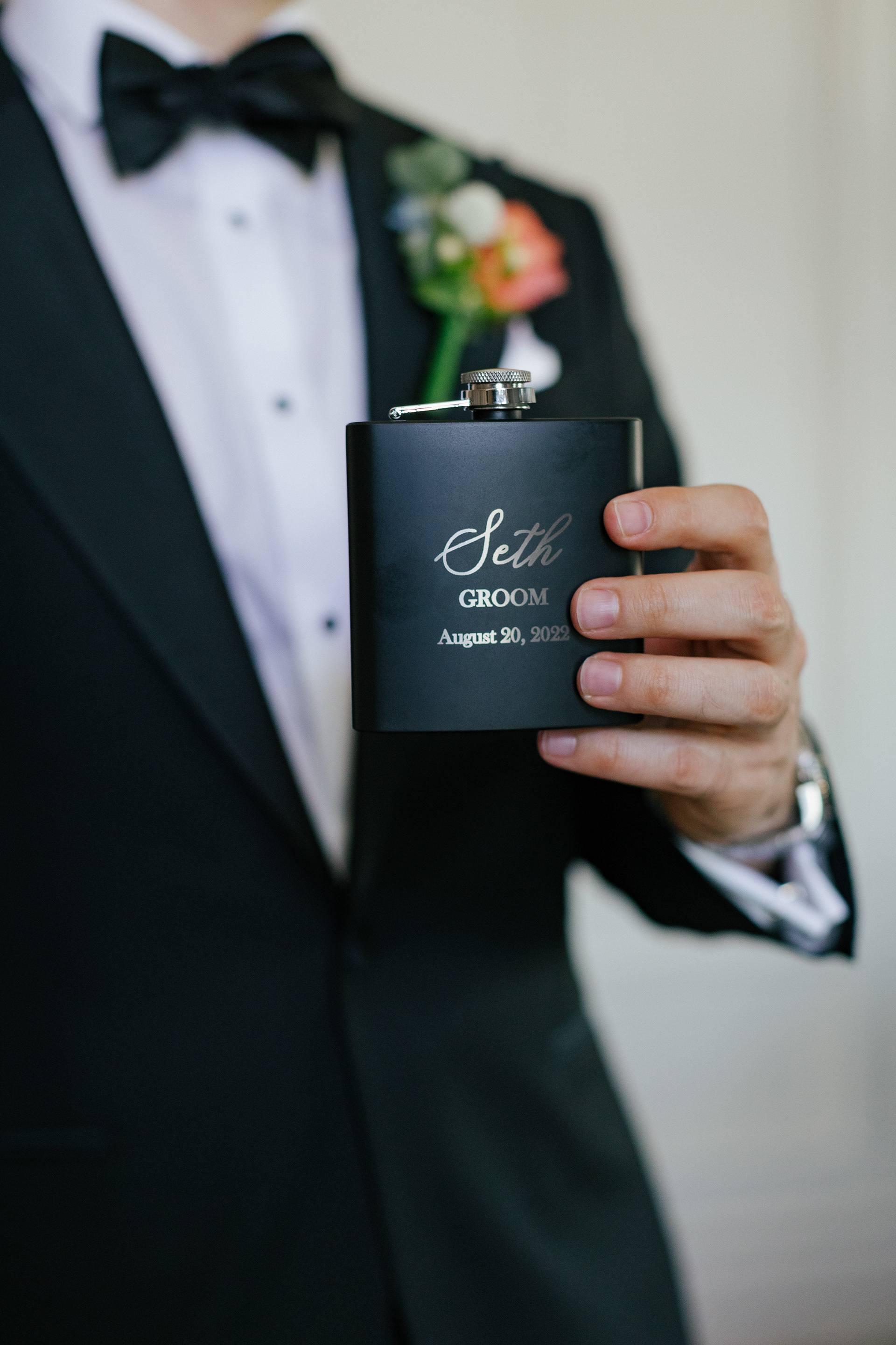 Customized flasks from Etsy.