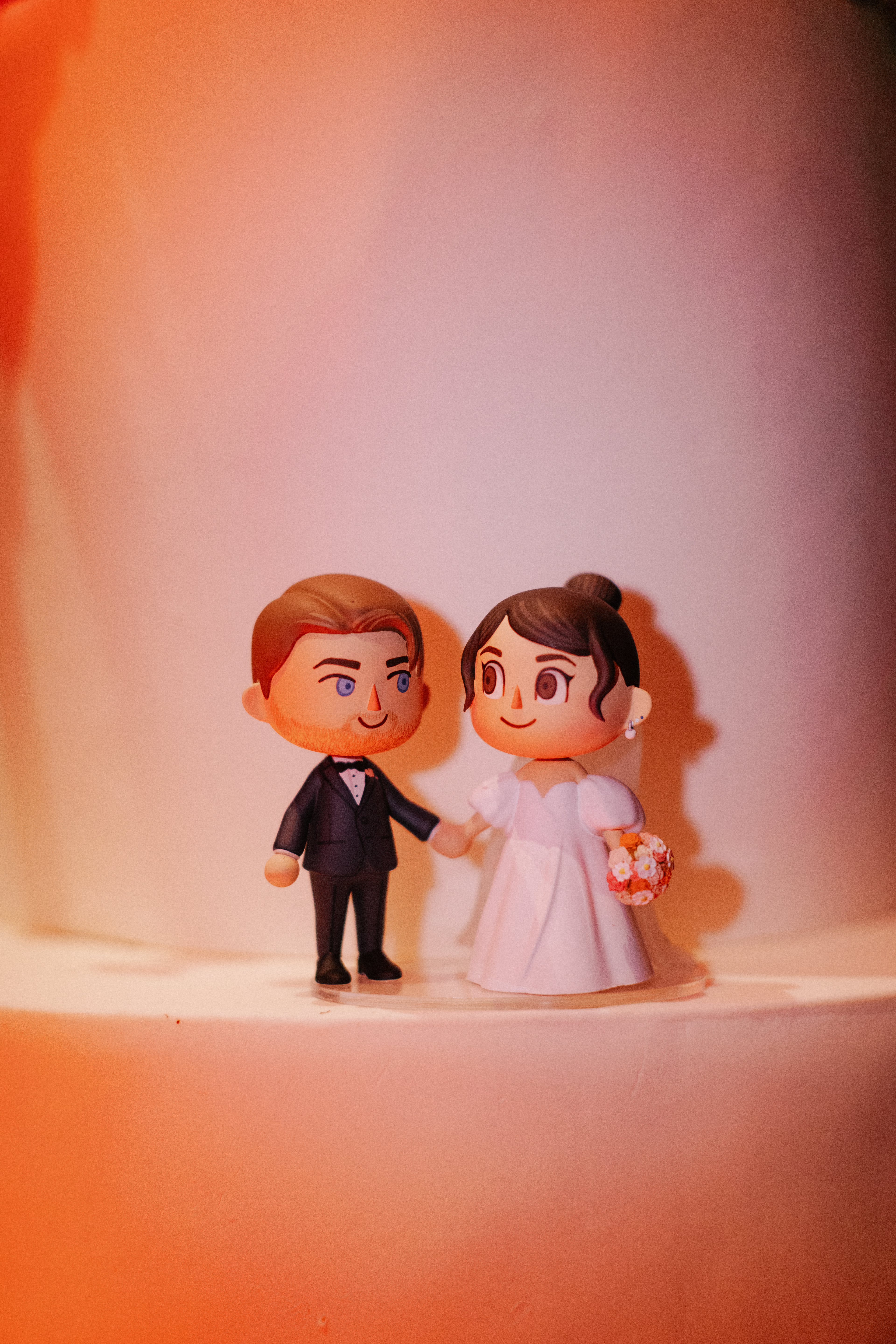 Custom cake topper from Lootre Art.