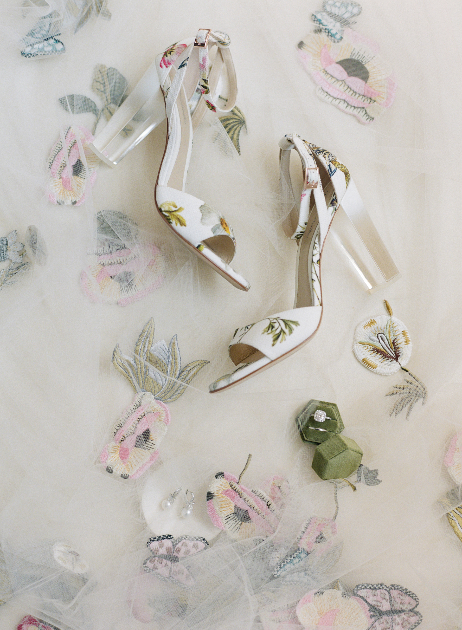 Shoes by Monique Lhuillier.