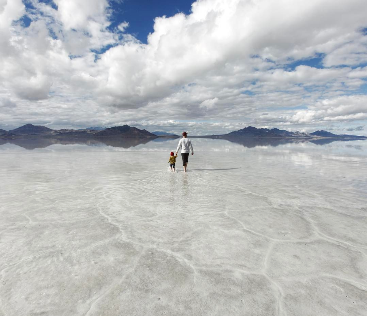 The Bonneville Salt Flats