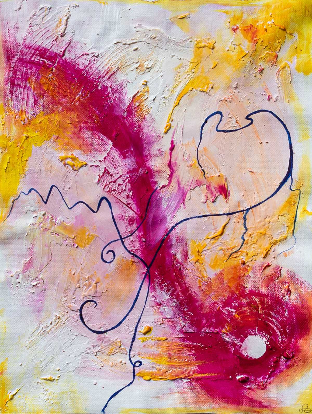 #16 (Nr. 2 von 2) | 2024 | Öl und Acryl auf Leinwand | 30x40 cm