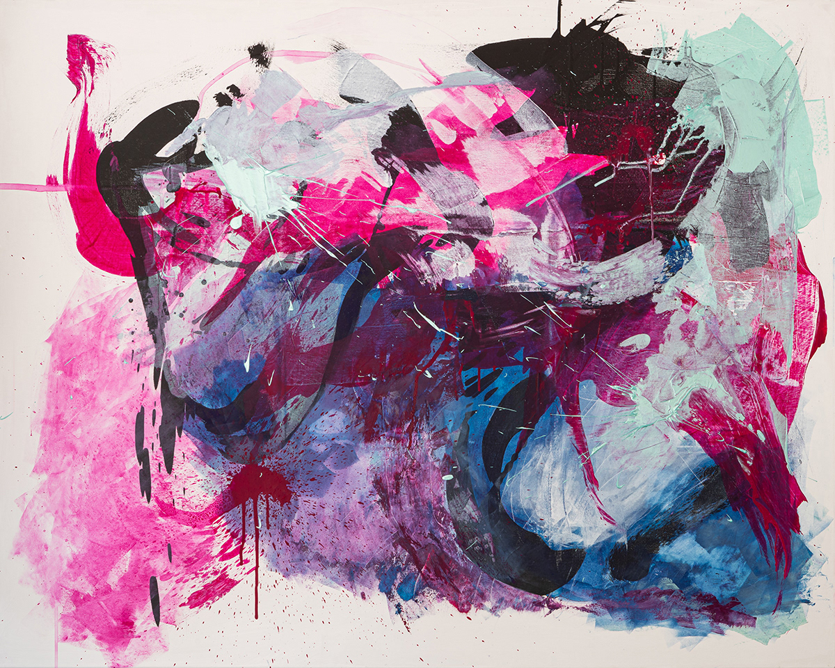 "Temper" | 2024 | Acryl auf Leinwand | 150x120 cm