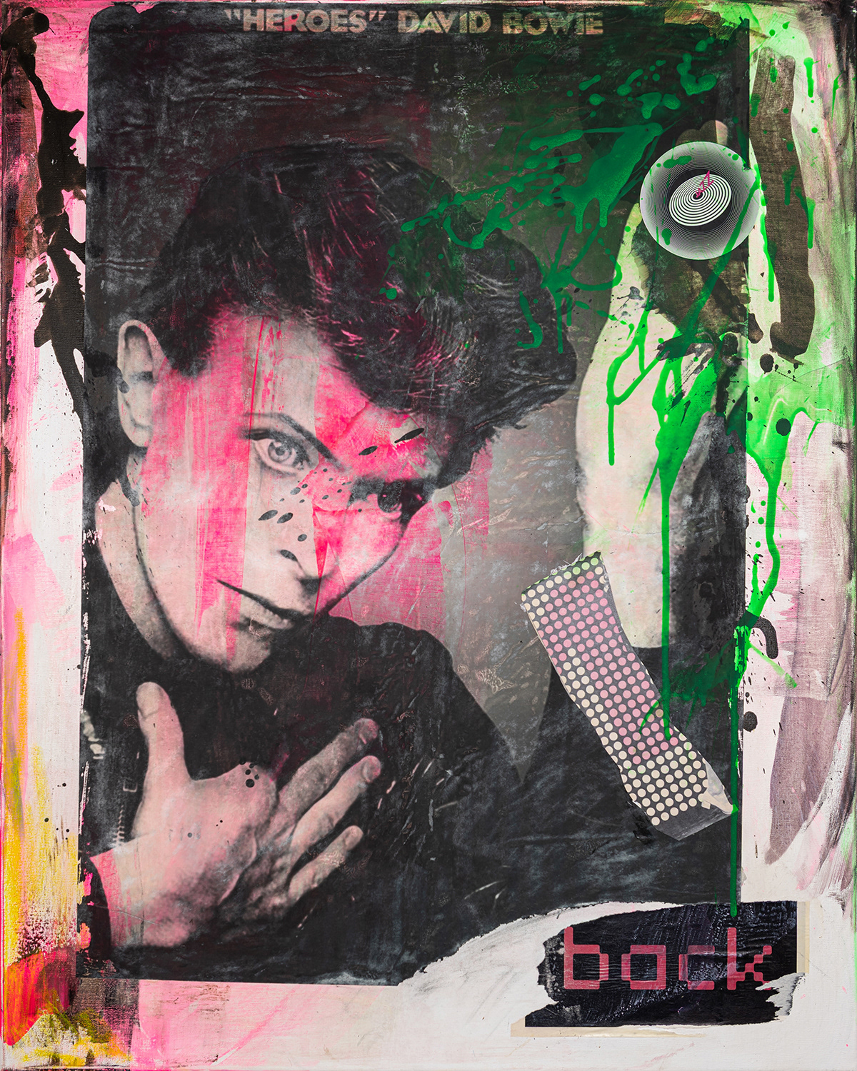 "Heroes" | 2025 | Mixed Media auf Leinwand | 80x100 cm