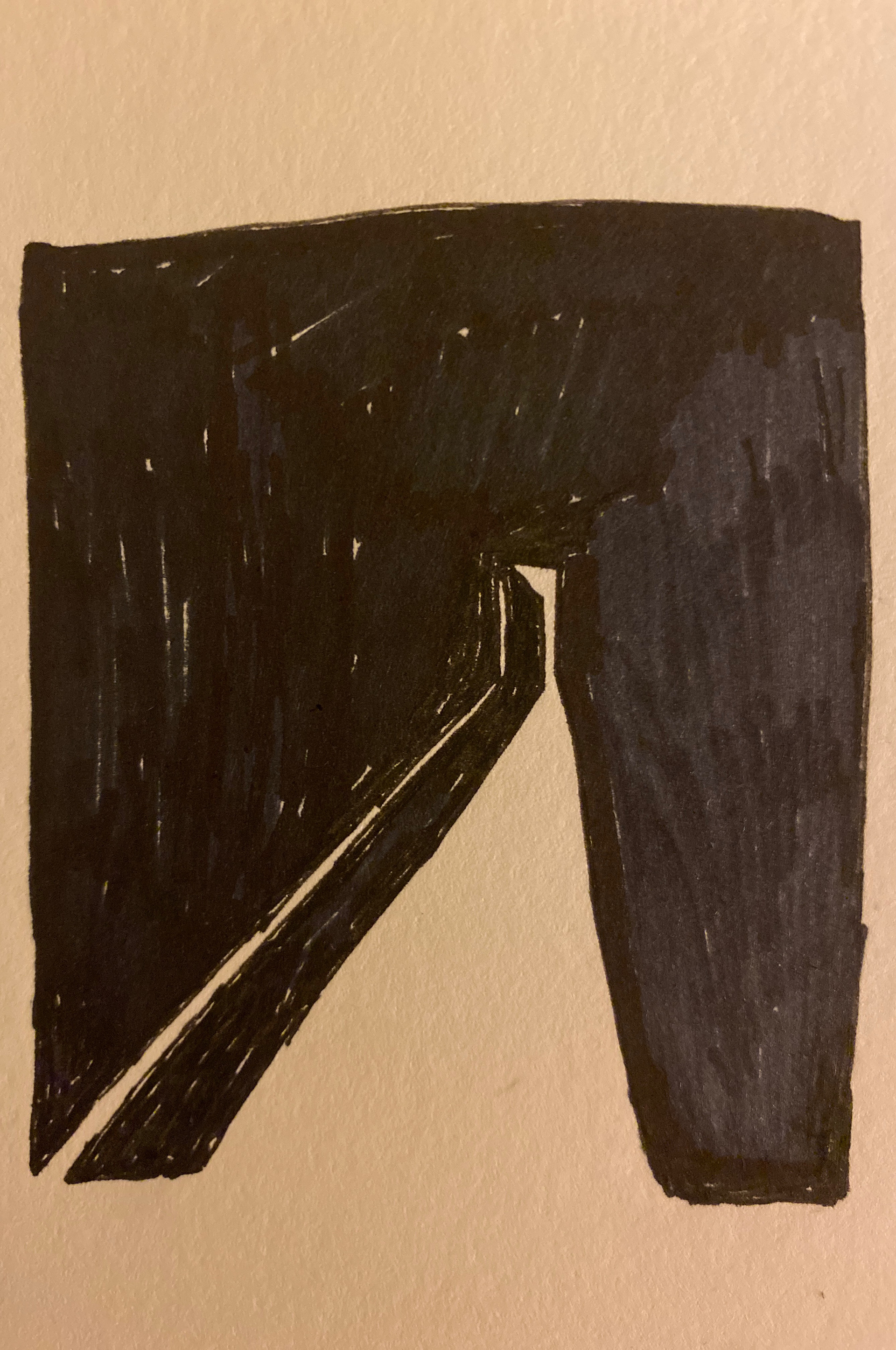 Original work created with permanent marker on paper