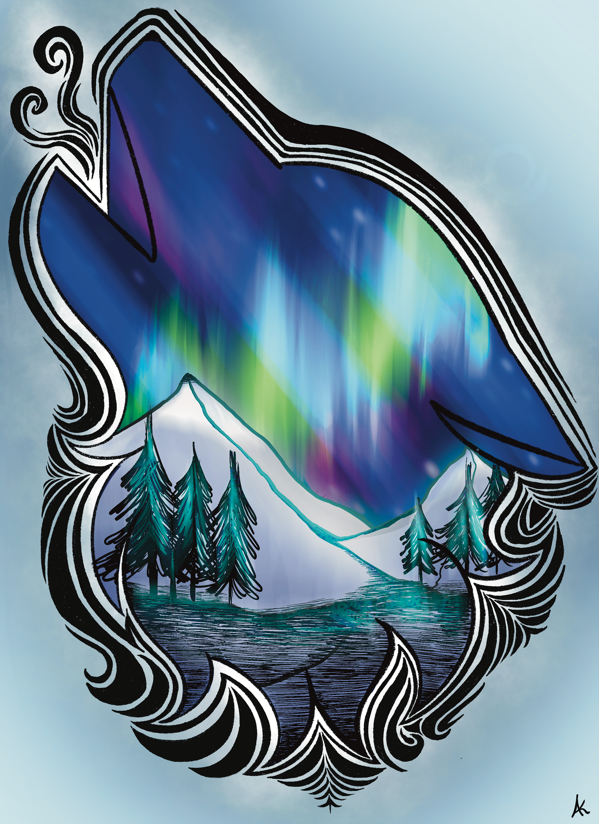 7 Grandfather Teachings - Wolf