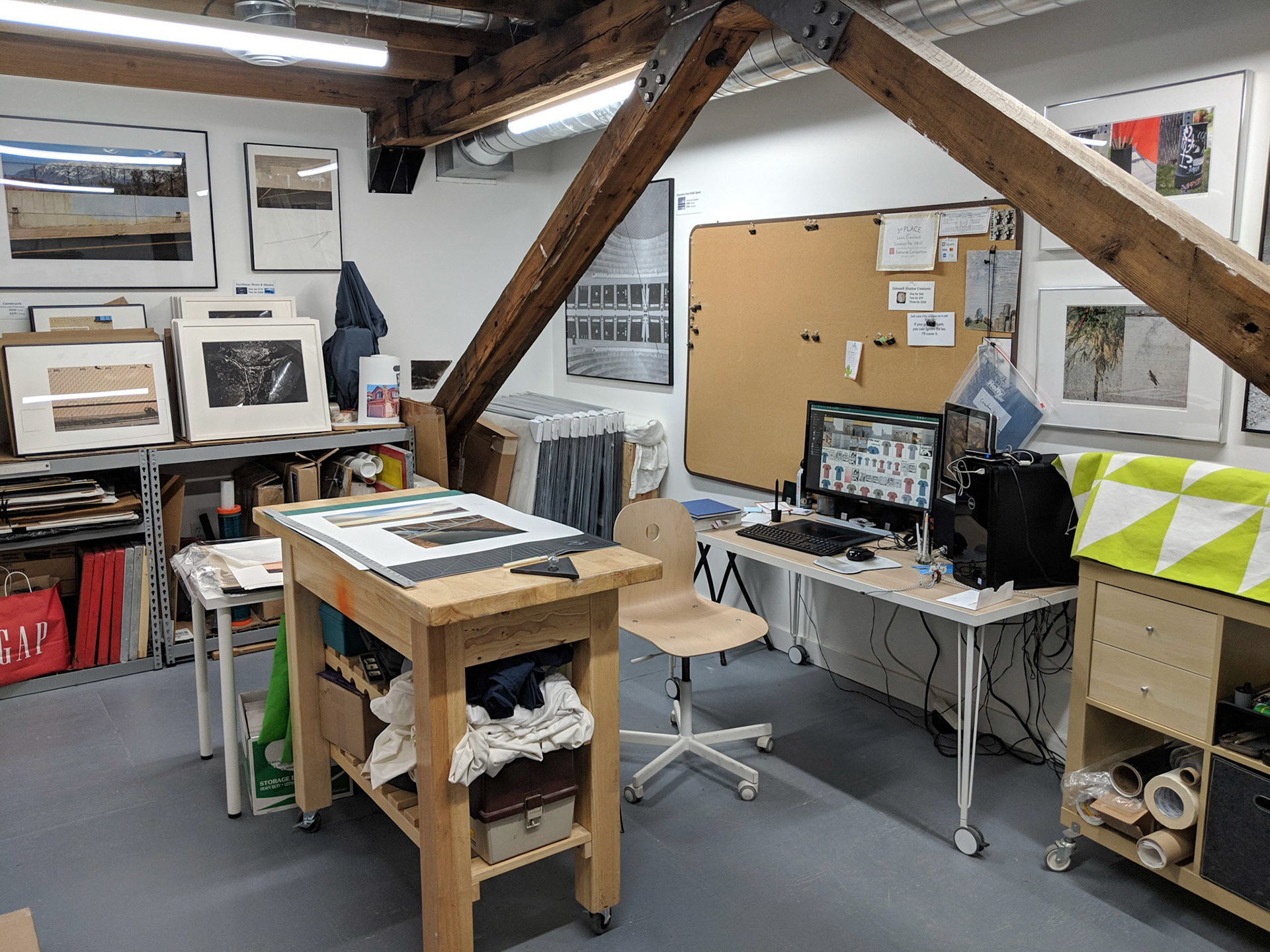Interior of studio