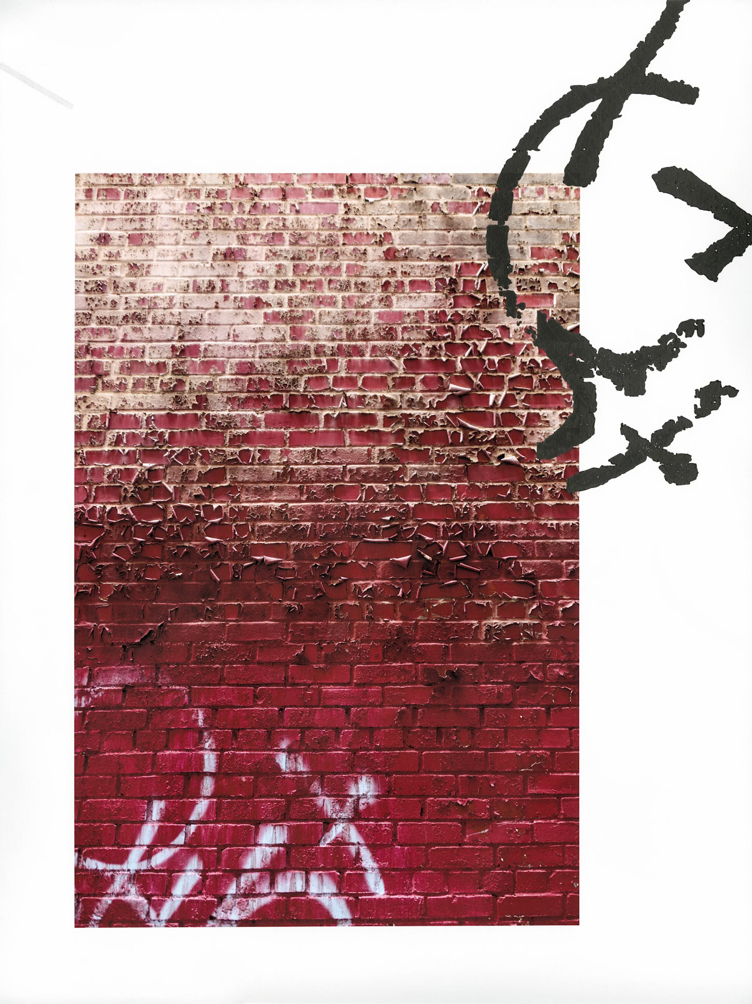 Construct No. 3-29 (John Hancock Was Here); Pigment print with ink and graphite drawings; 24 x 18 inches; ©2024