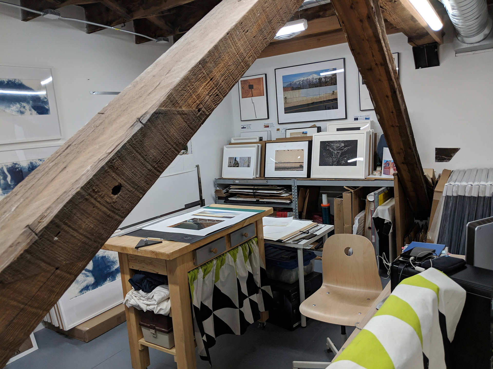 Interior of studio