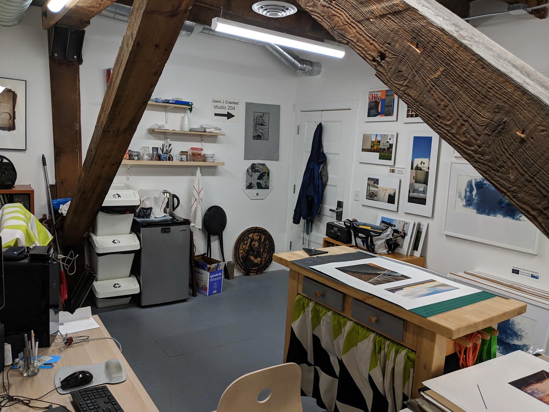 Interior of studio