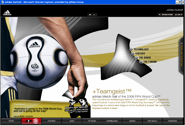 Official Matchball (Teamgeist) Site