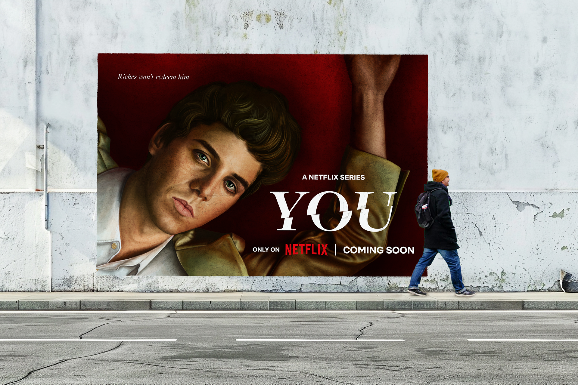 OOH Wildposted Horizontal Mockup