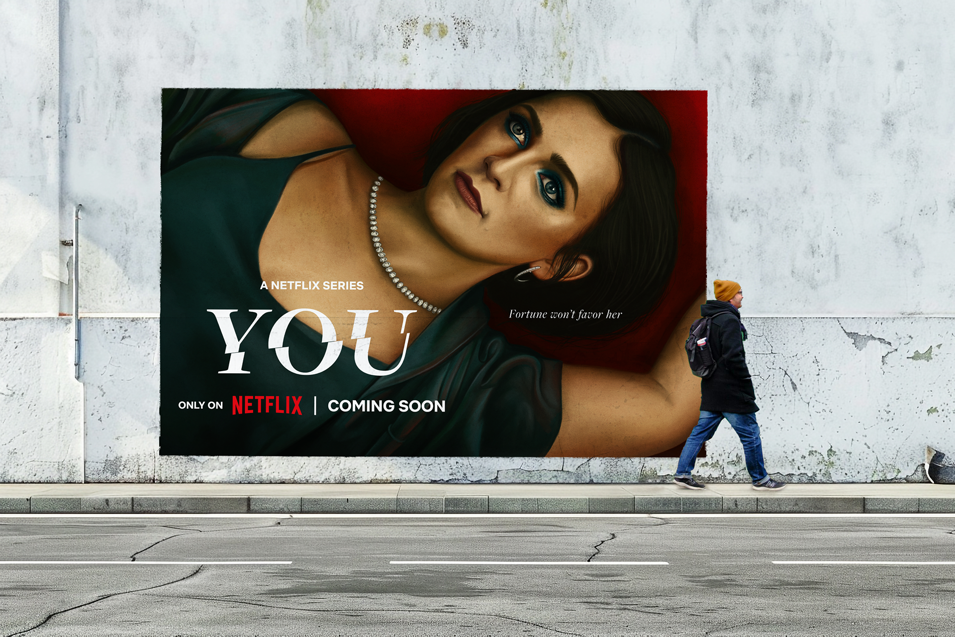 OOH Wildposted Horizontal Mockup