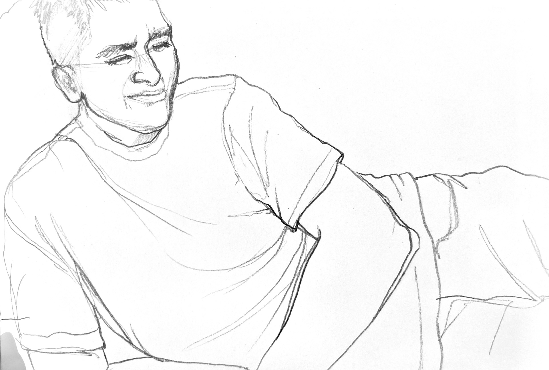 Live figure study at the park