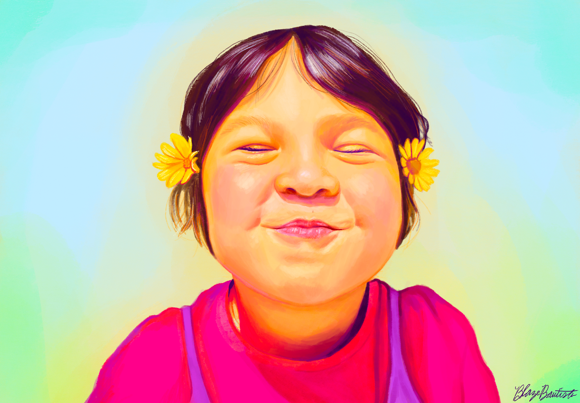Child self-portrait