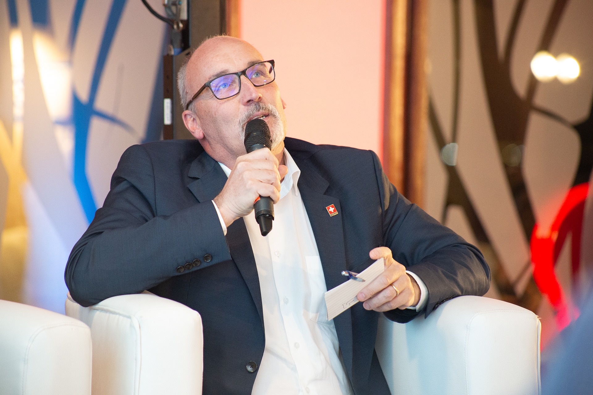 Momentos destacados de la Noche Suiza 2024, una elegante velada de gala y networking organizada por la Cámara de Comercio Suiza en Ciudad de Panamá.