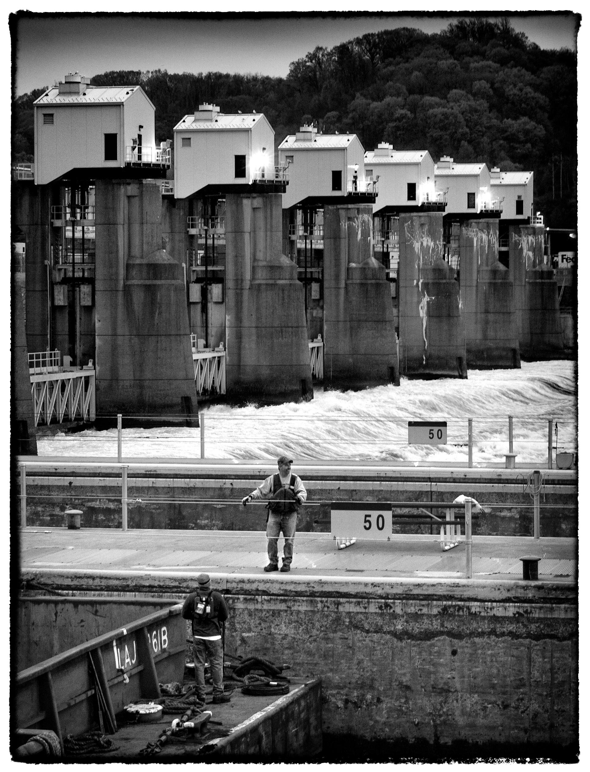 Emsworth Lock on Ohio River, Pittsburgh, PA ©2023 Brent Miller Photography