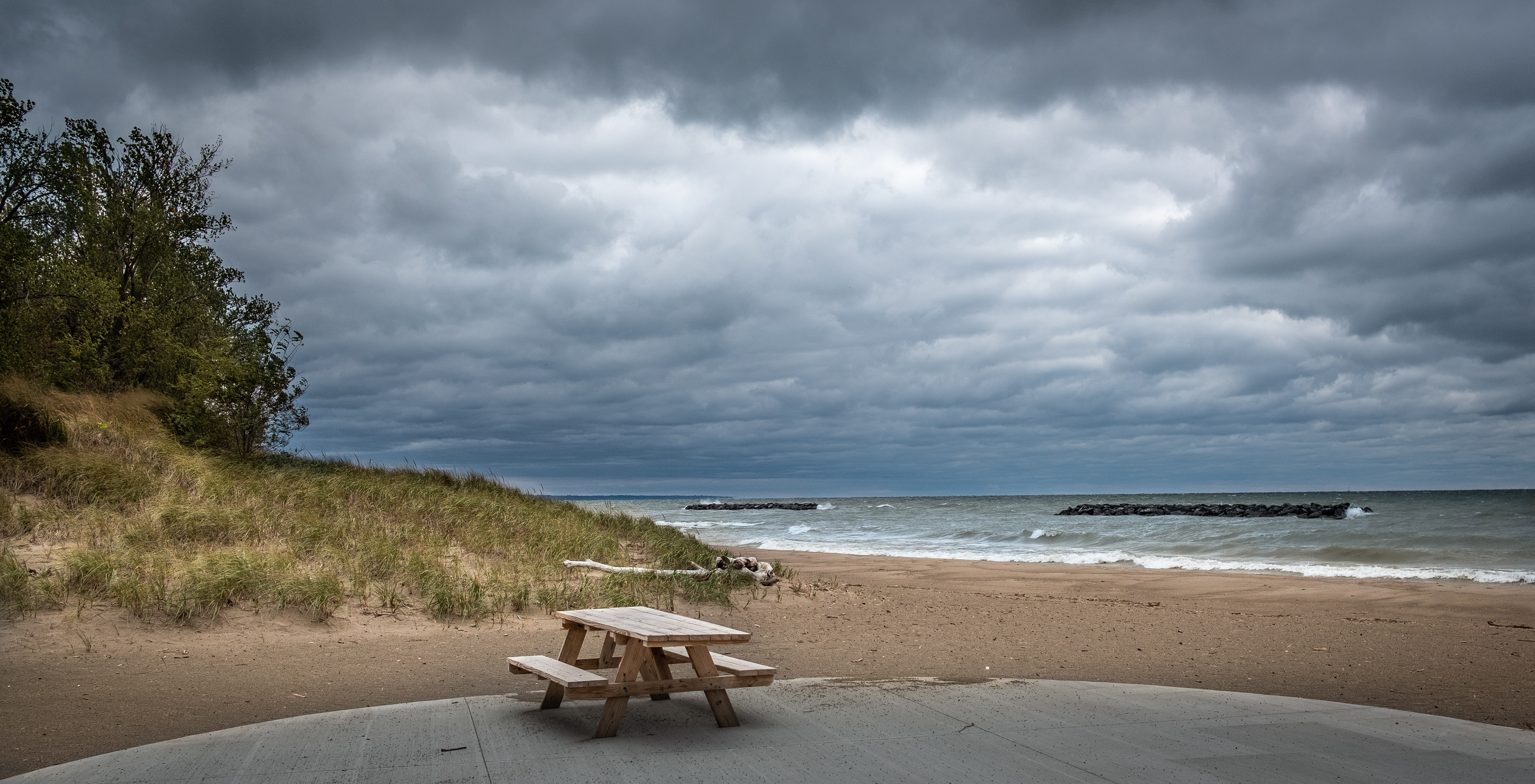 Beach at Presque Isle State Park, Erie, PA ©2023 Brent Miller Photography