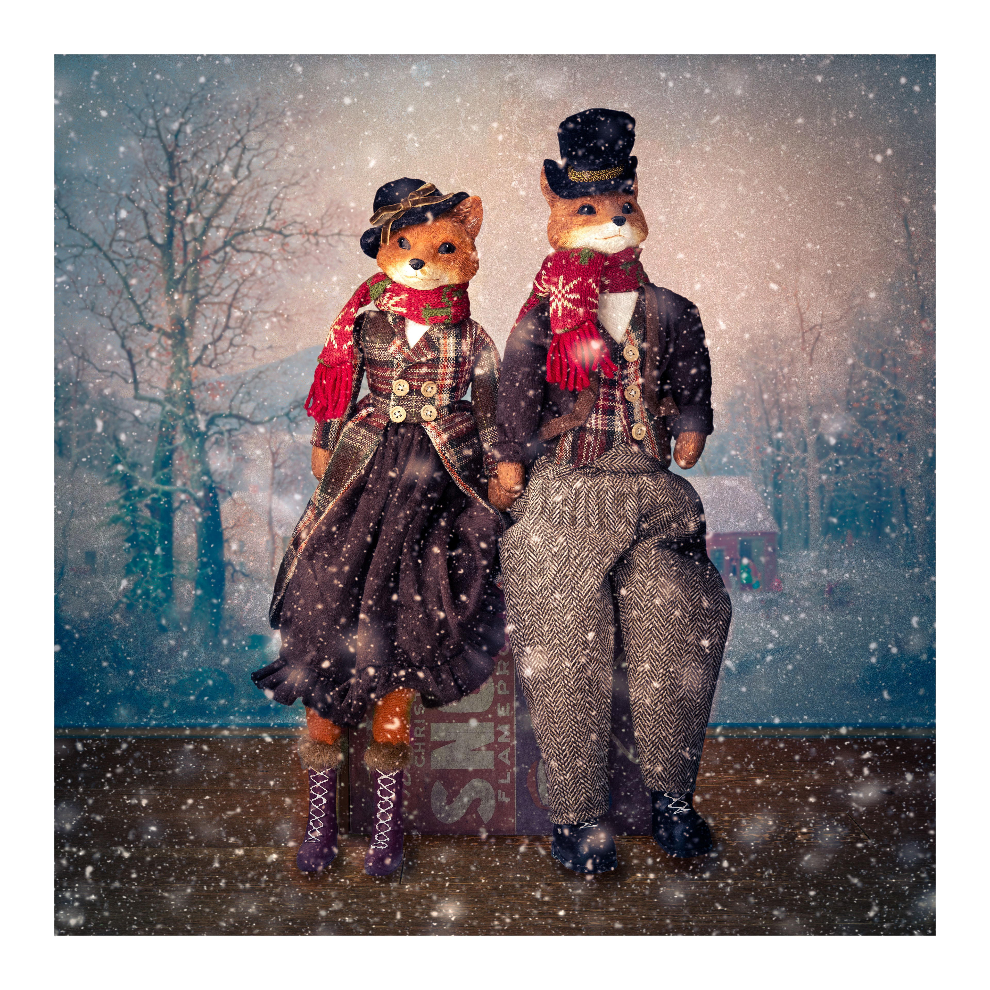 Mr. and Mrs. Fox, purchased at the Pennsylvania Arts and Crafts Festival in Washington, PA ©2023 Brent Miller Photography