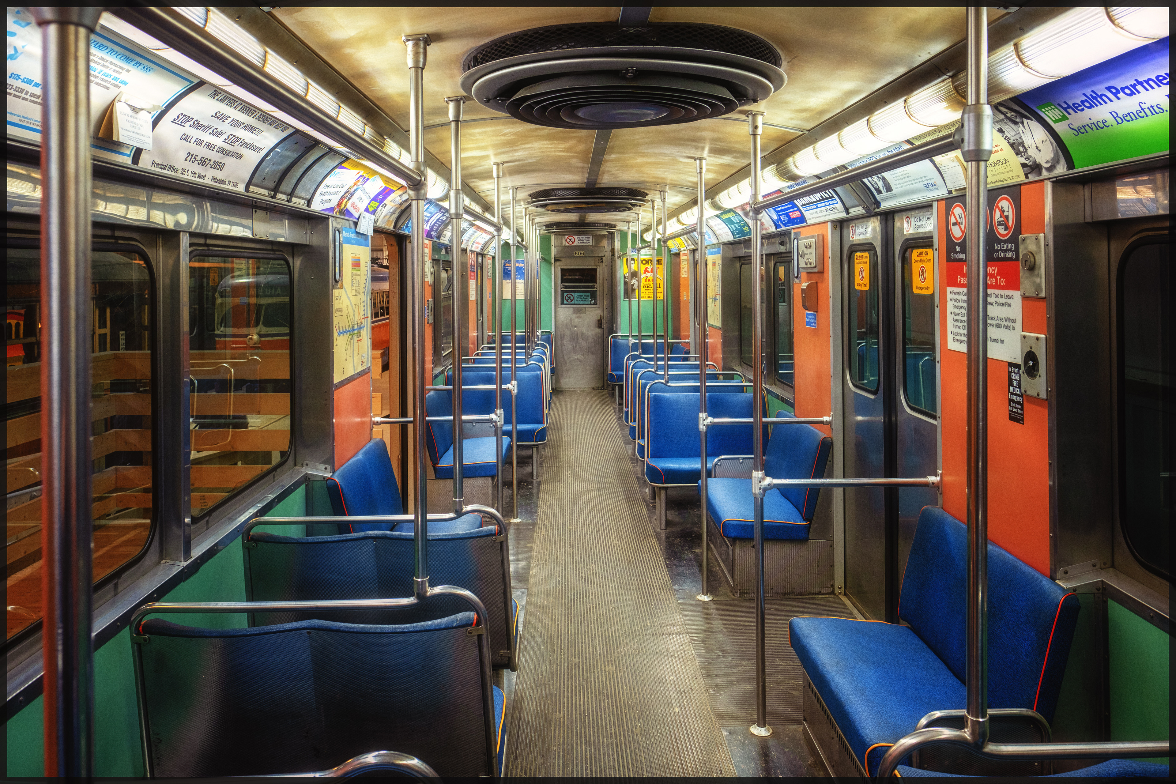Subway car featured at the Pennsylvania Trolley Museum, Washington, PA ©2023 Brent Miller Photography